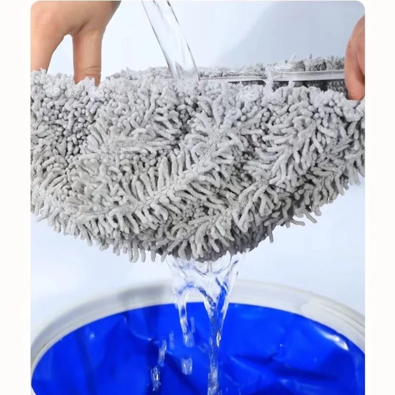 Long handle wall cleaning mop oval