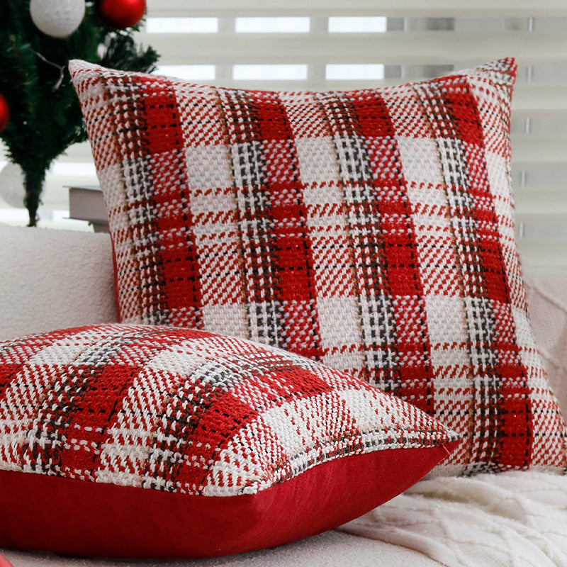 New Christmas Pillowcase Modern Simple Red