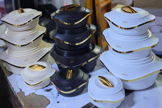 4pcs Milton pearl hotpot insulated