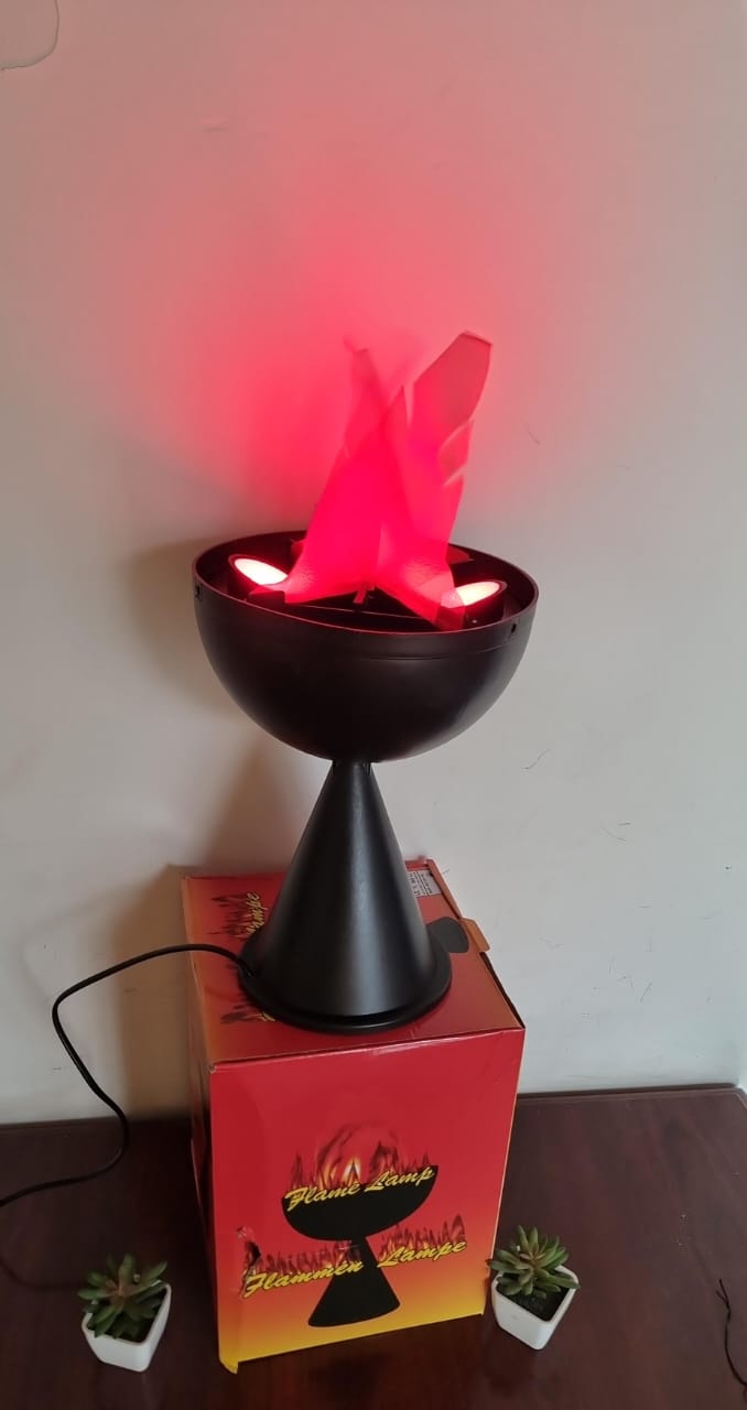 Flammen lampe wine lamp stand shape fireplace decor piece