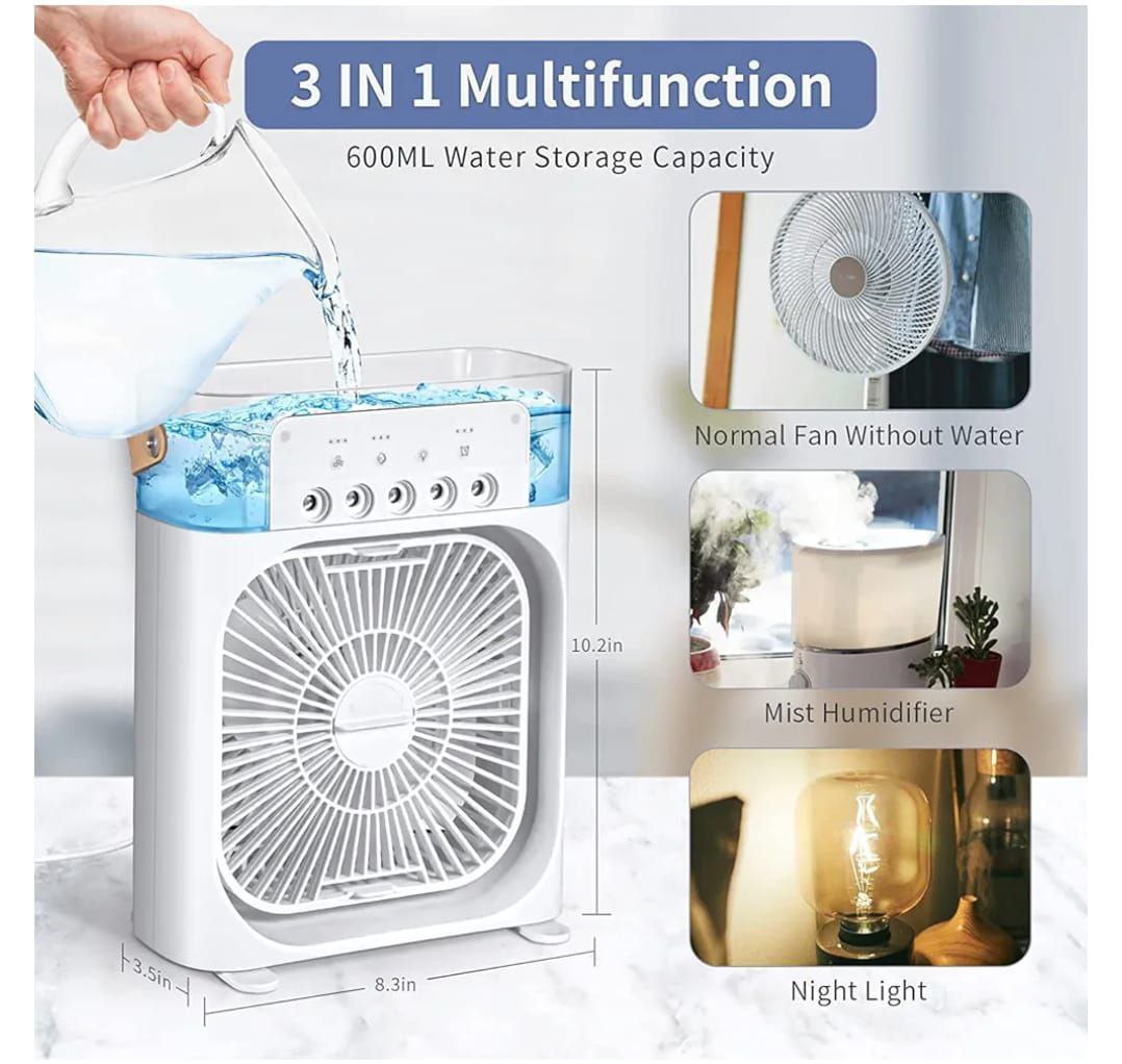 Portable Humidifier Air Cooler Fan