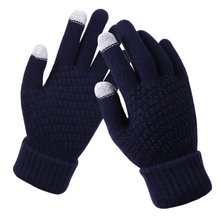 Fashion Touchscreen Gloves Winter Woolen unisex Hand mittens winter Cold.