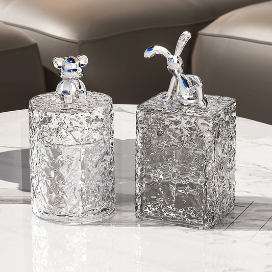 Cotton swab/toothpick holder