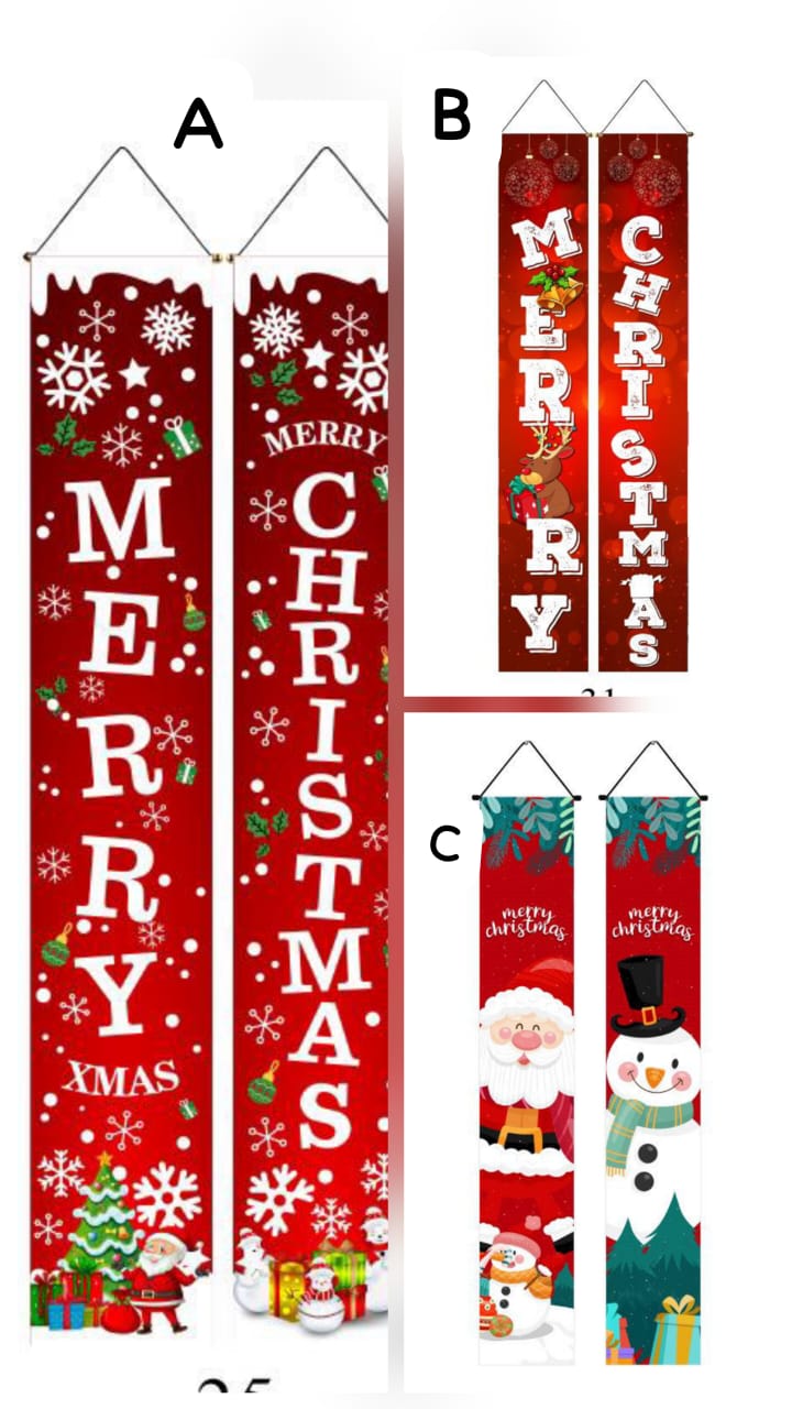 Christmas banners