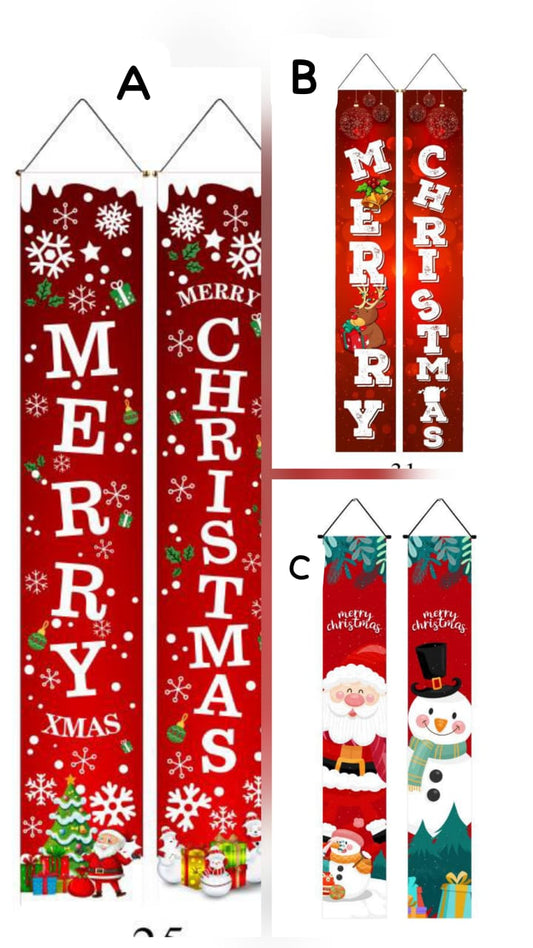 Christmas banners