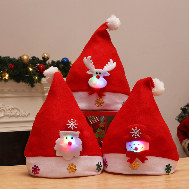 Kids Christmas hats with light 400/-