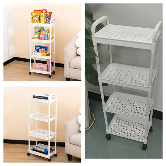 4 Tier rollingorganisation rack