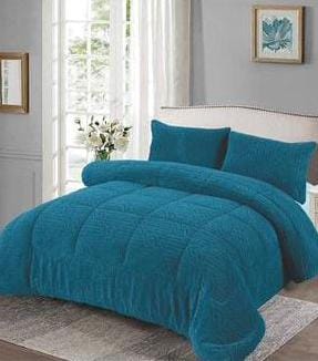 Heavy sherpa woolen duvet sets