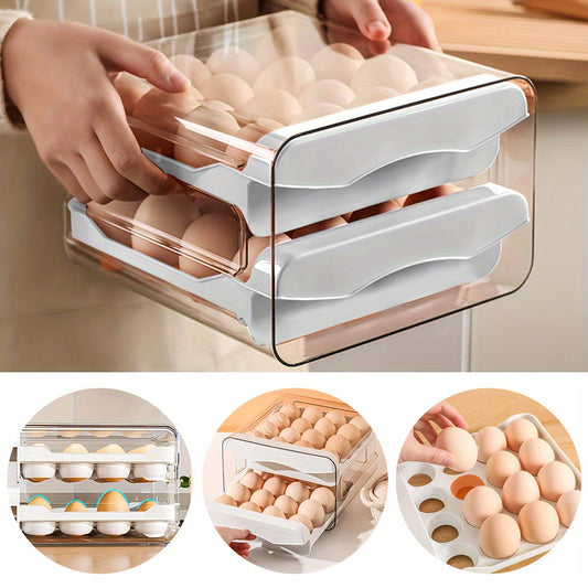 2 layered Egg storage box