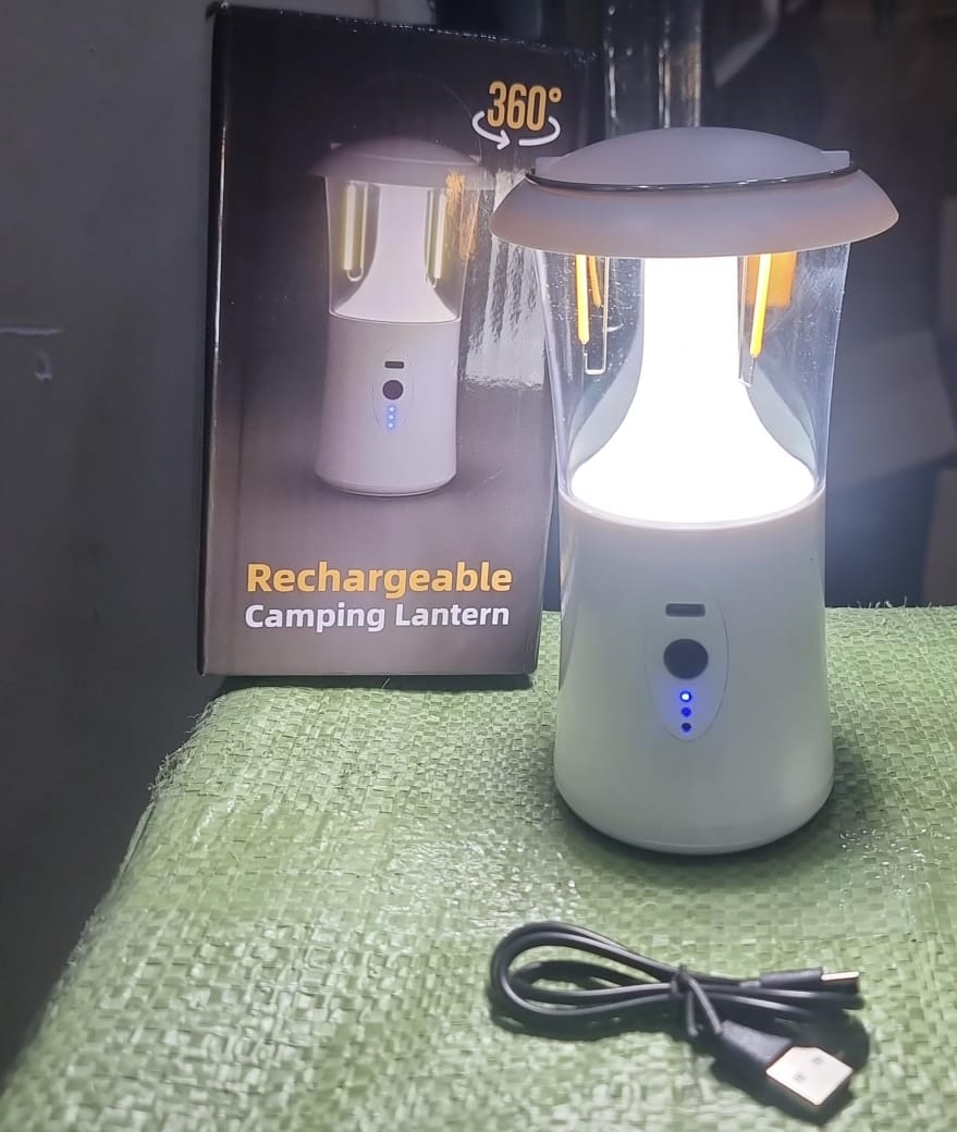 Rechargeable camping lantern
