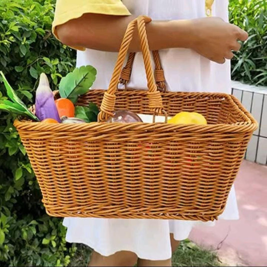 Multi~purpose Rattan wicker basket