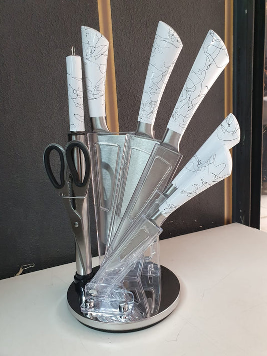 7 pcs Knife Set with Kitchen Knife Holder