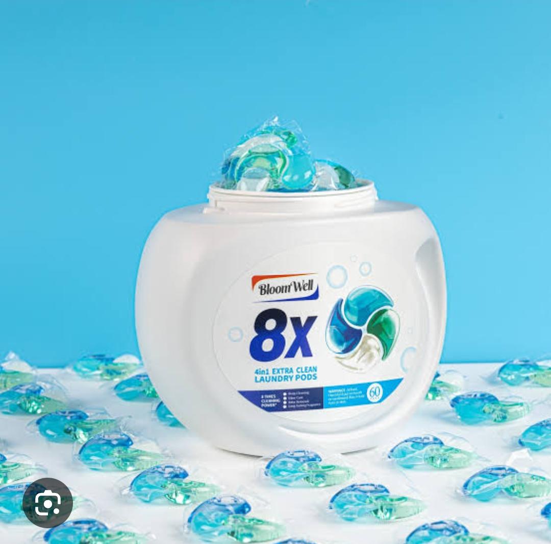 60pcs 4-in-1 Laundry Cleaning Pods