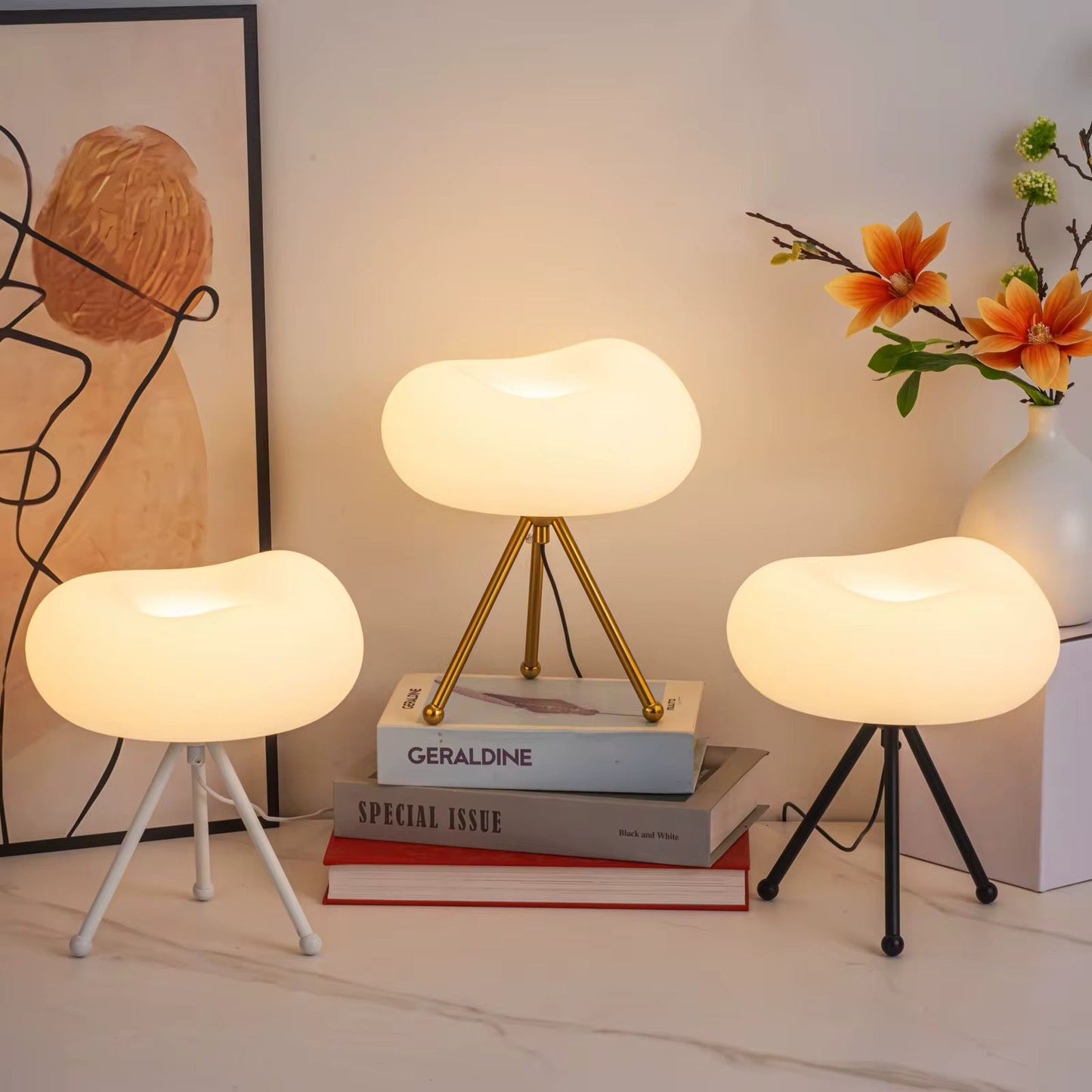Creative Luxury Tripod Cloud  Lamp