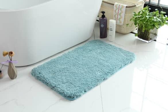 2pcs Ultra-Soft Plush Bath Mat Set