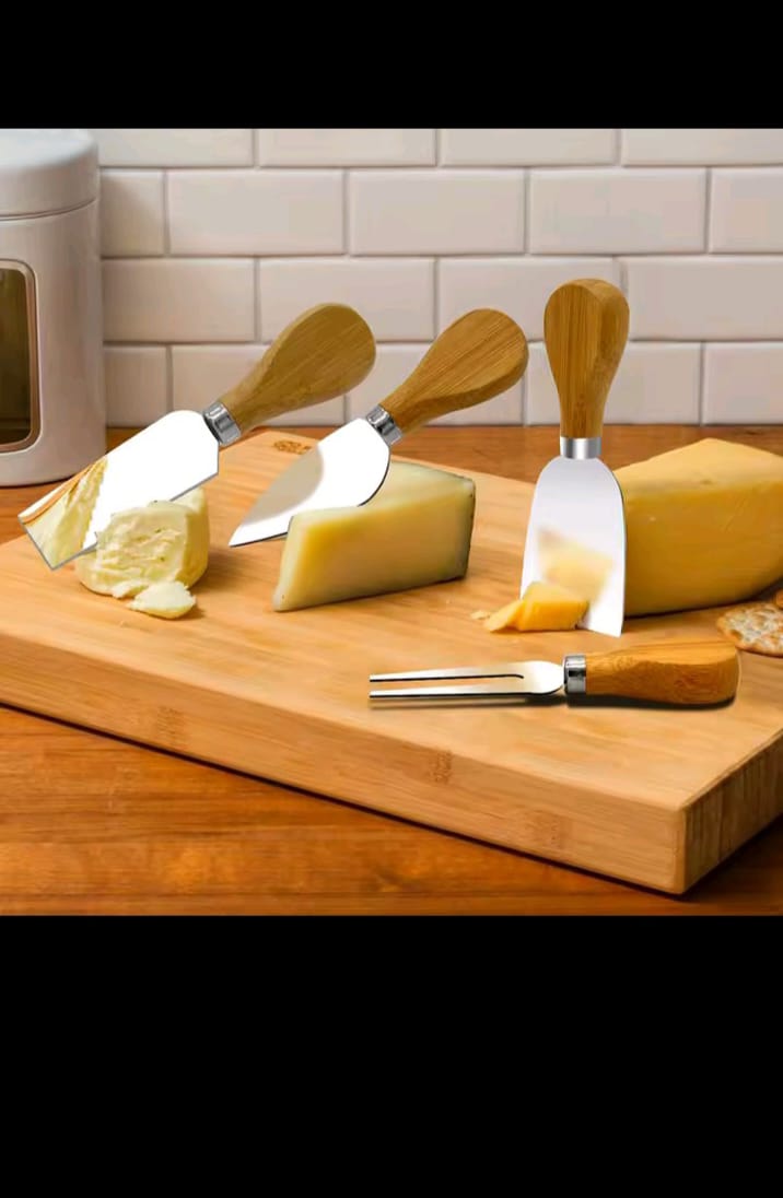 Butter Tray Set with Built-in Knives