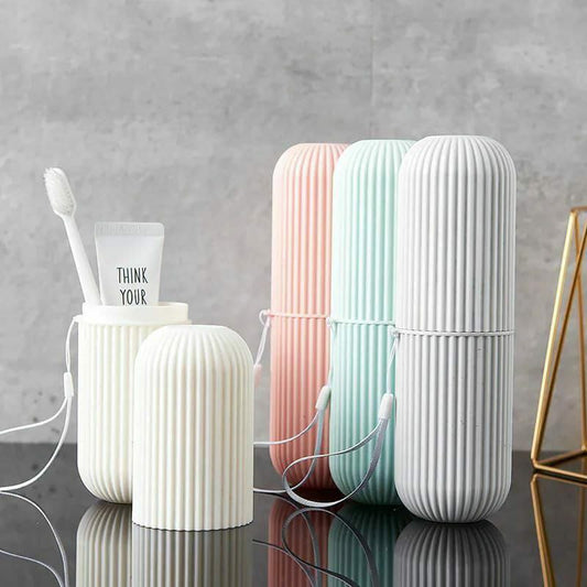 Travel toothbrush holder  (round)