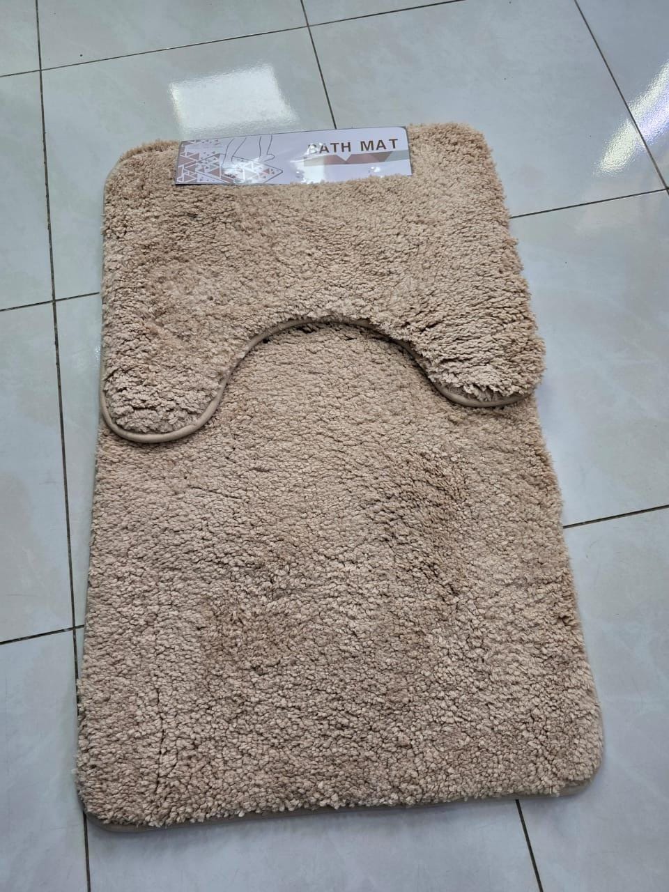 2pcs Ultra-Soft Plush Bath Mat Set