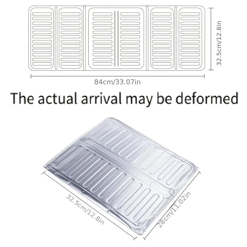 Foldable Anti splash splatter cooker aluminium shield plate