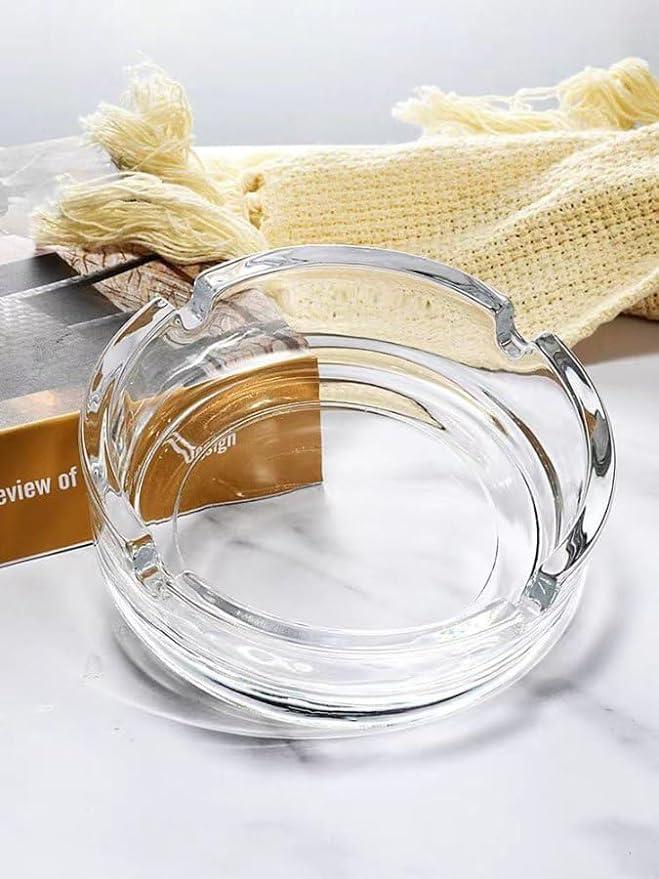 Crystal Clear Glass Ashtray