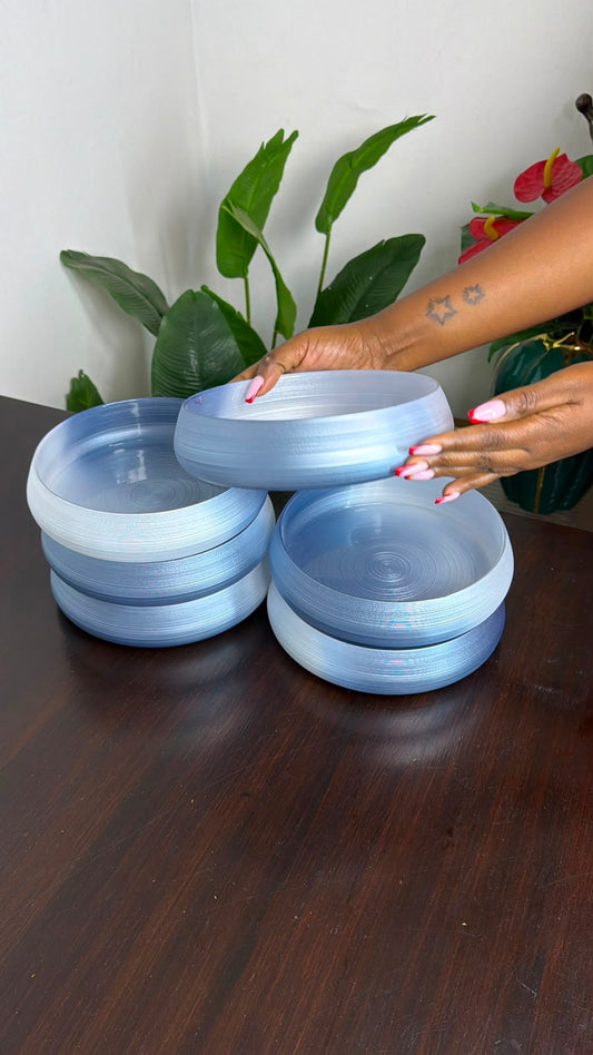 Smoky Ombre Glass Plate