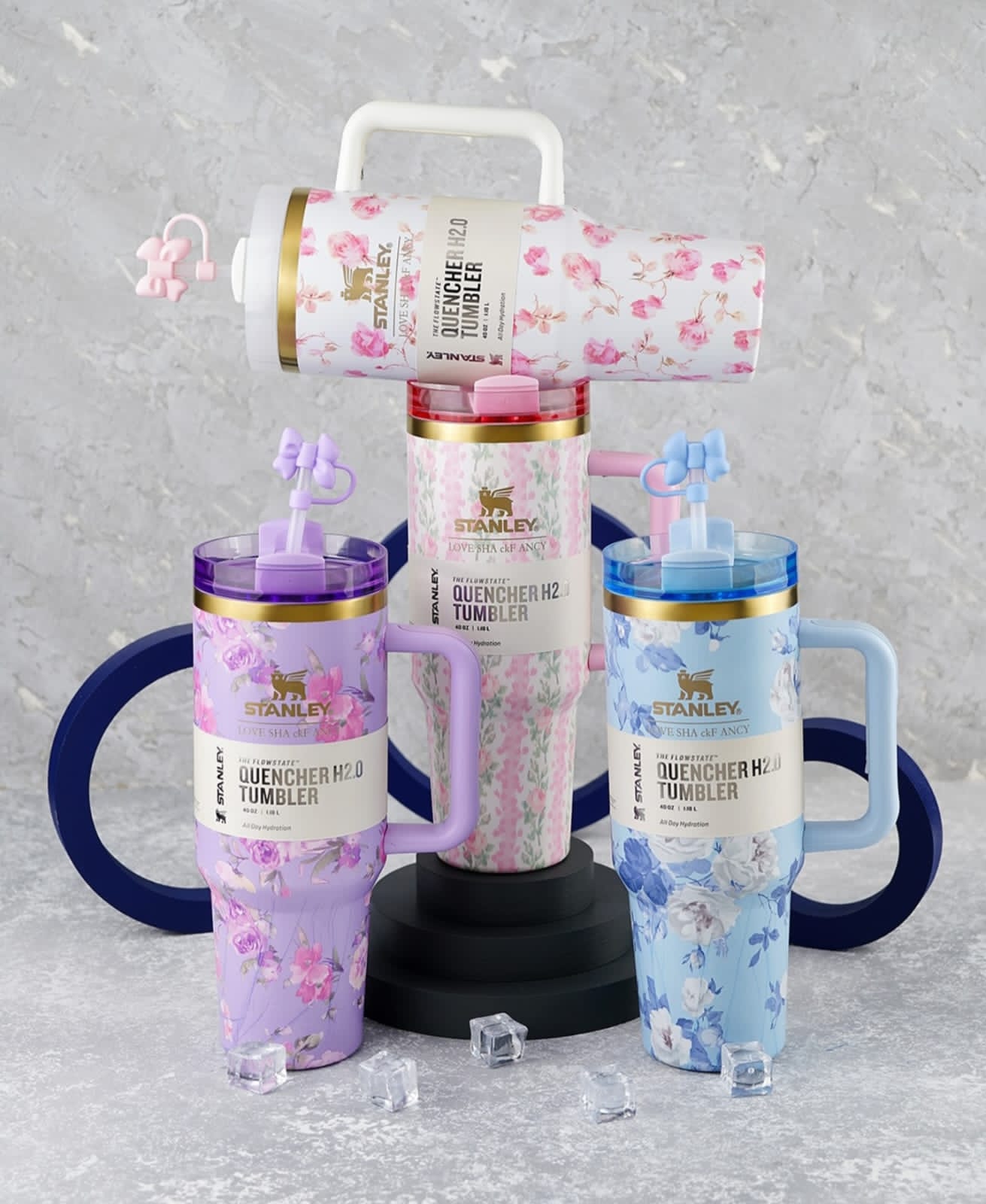 Original Love Shark Floral Stanley Mug