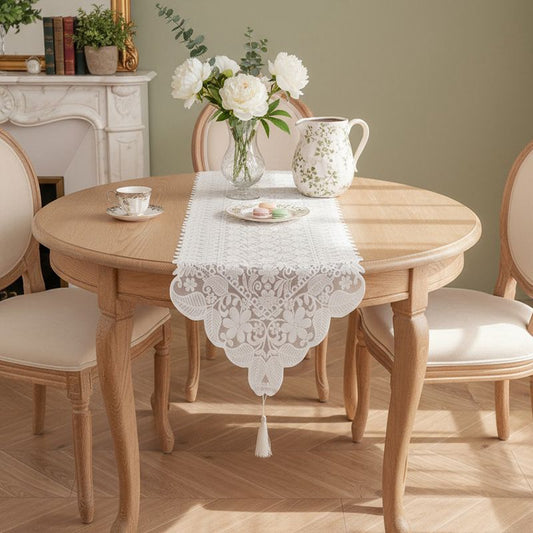 Retro French Lace Table Flag