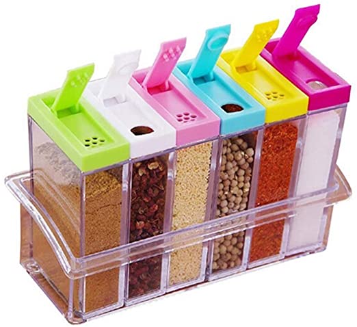 Fancy Aclyric 6pcs +holder seasoning holders