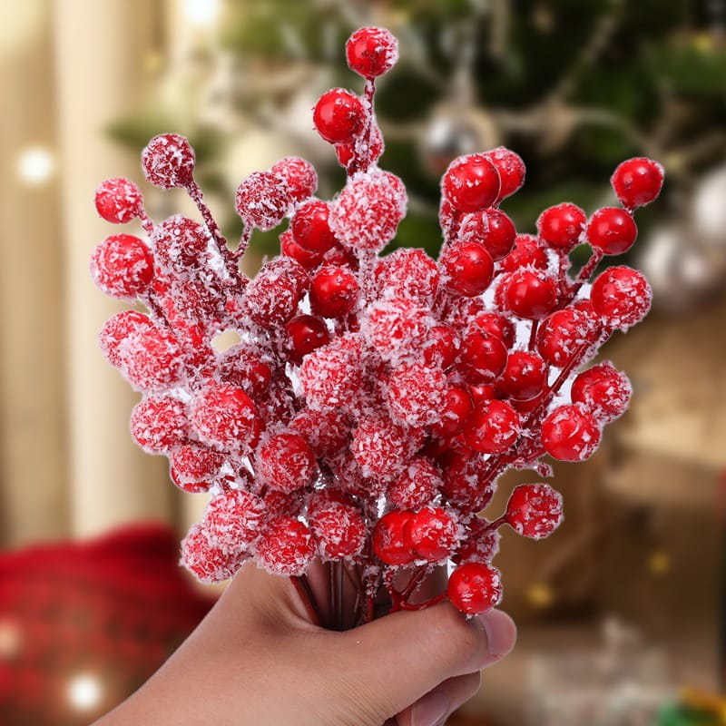 5pcs Artificial Berries Christmas