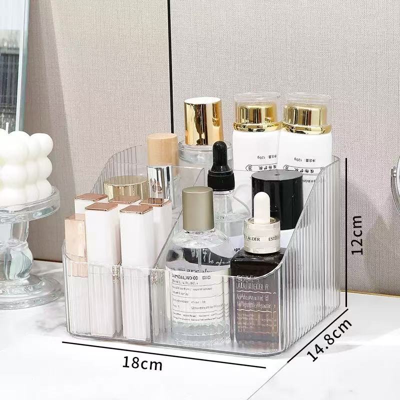 Heavy acrylic cosmetic organizer