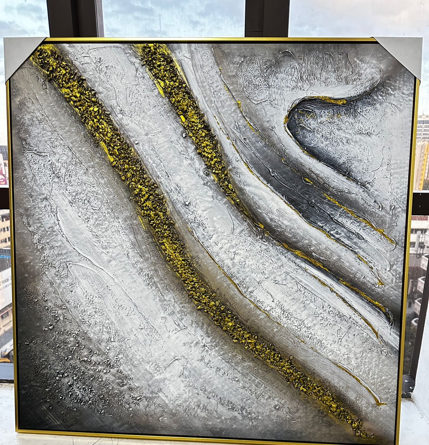 TEXTURED CANVAS OIL PAINTING