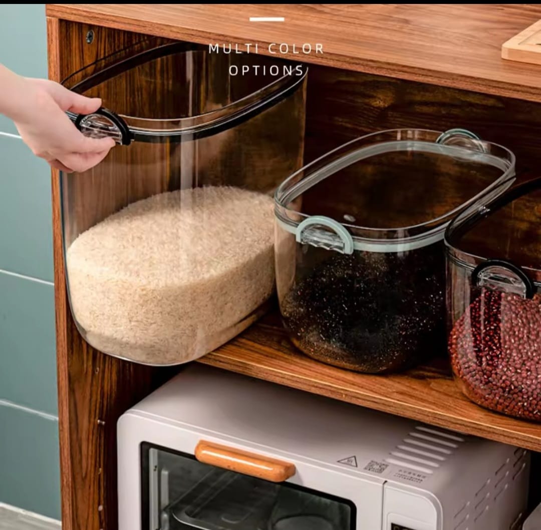 Acrylic Rice/Cereal  airtight storage containers