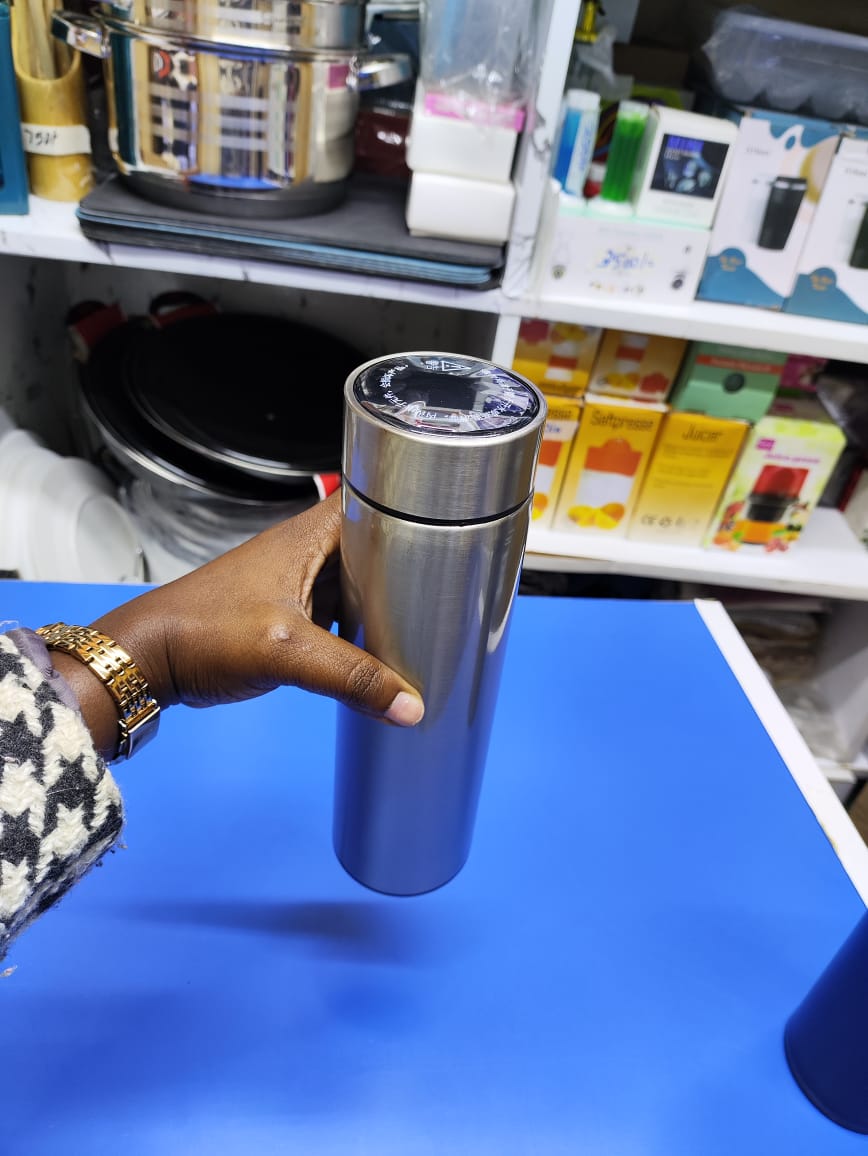 TEMPERATURE DISPLAY VACUUM FLASK