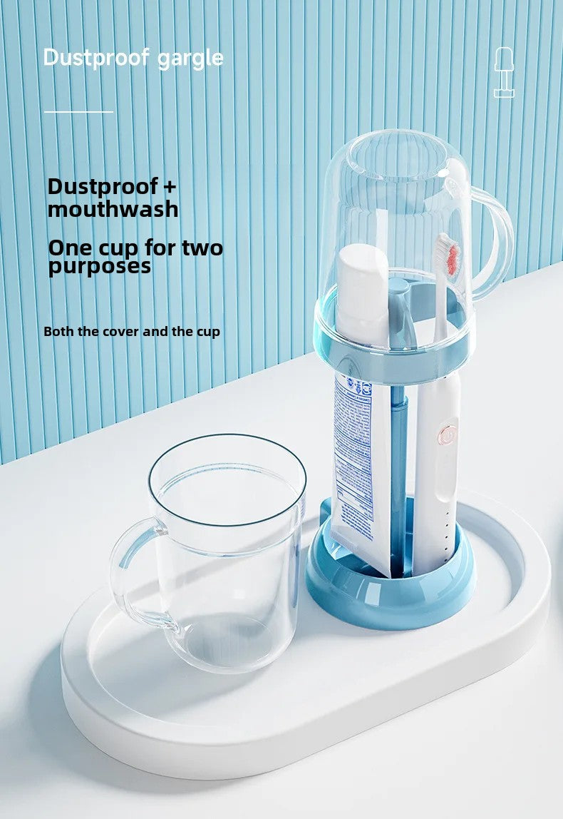 Toothbrush Holder With Gargle Cup