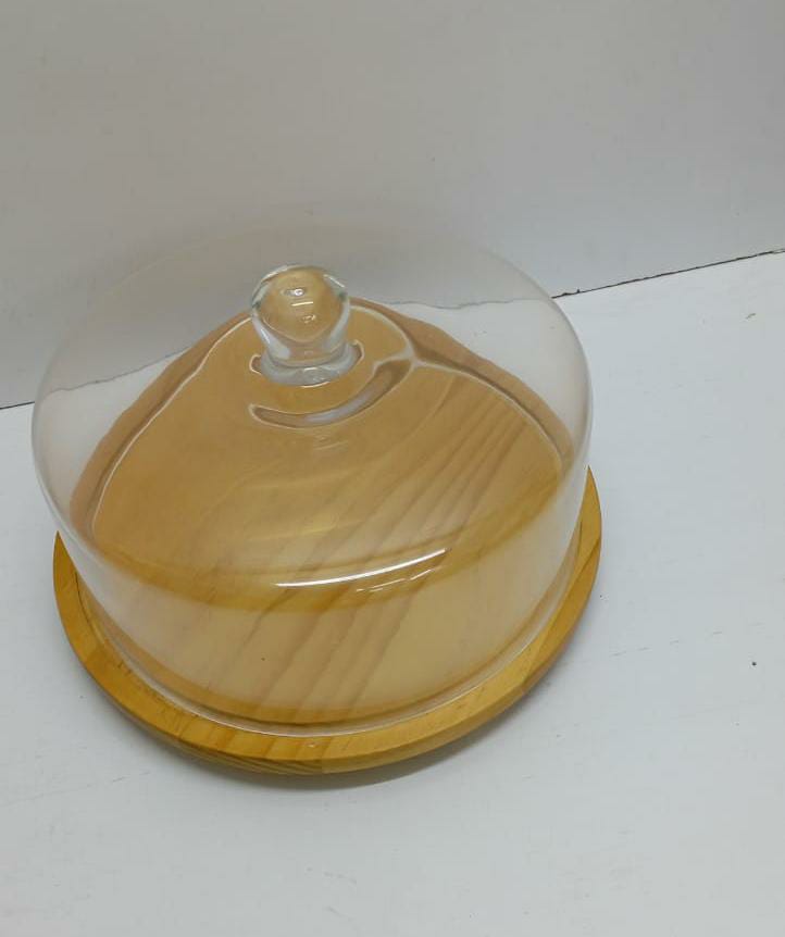 Doom shape glass cake cover