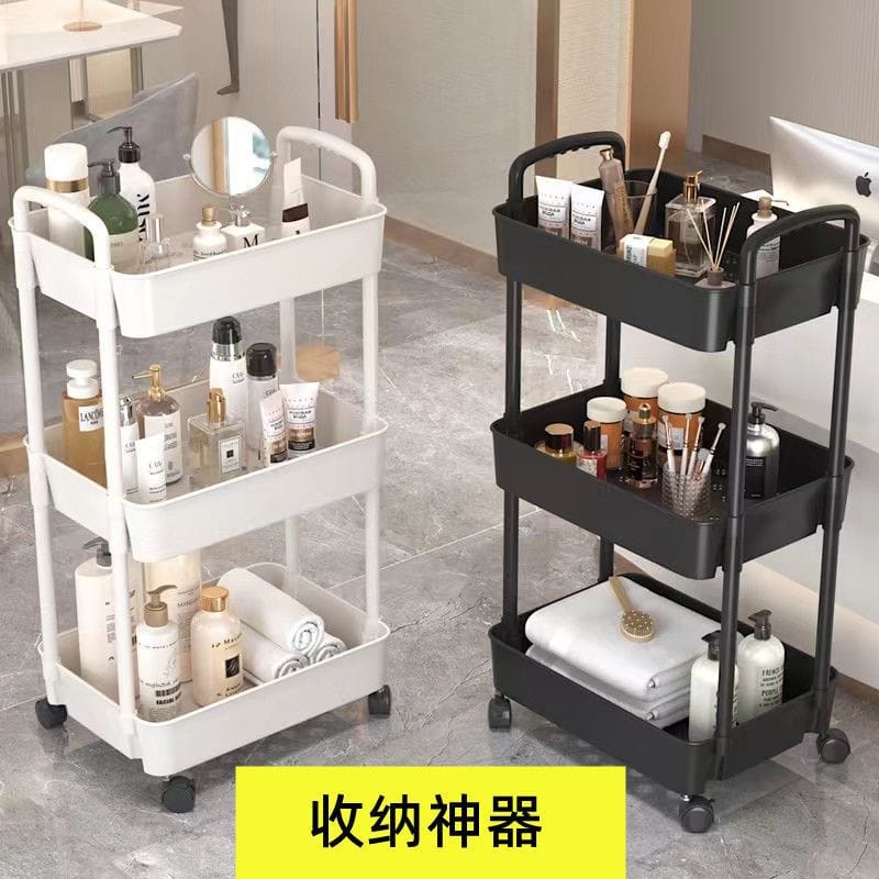 3 tier multipurpose storage trolley