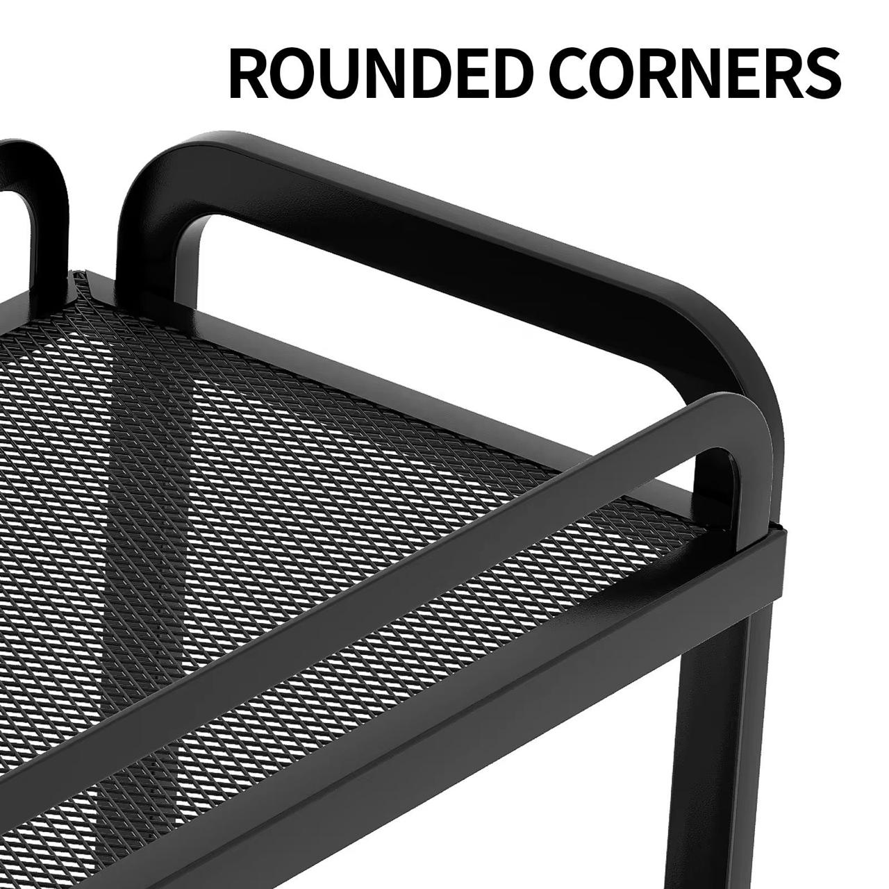 Free standing kitchen storage cabinet organizer