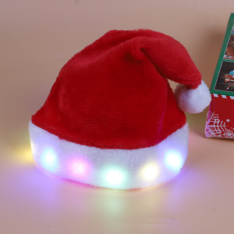 Santa Hat With LED Lights