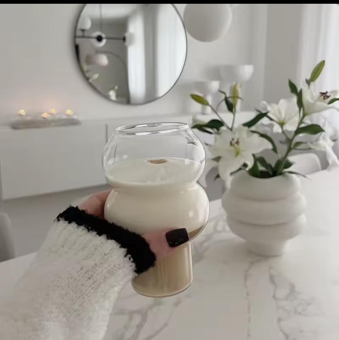 Gourd shape cocktail /latte, drinkware tumbler