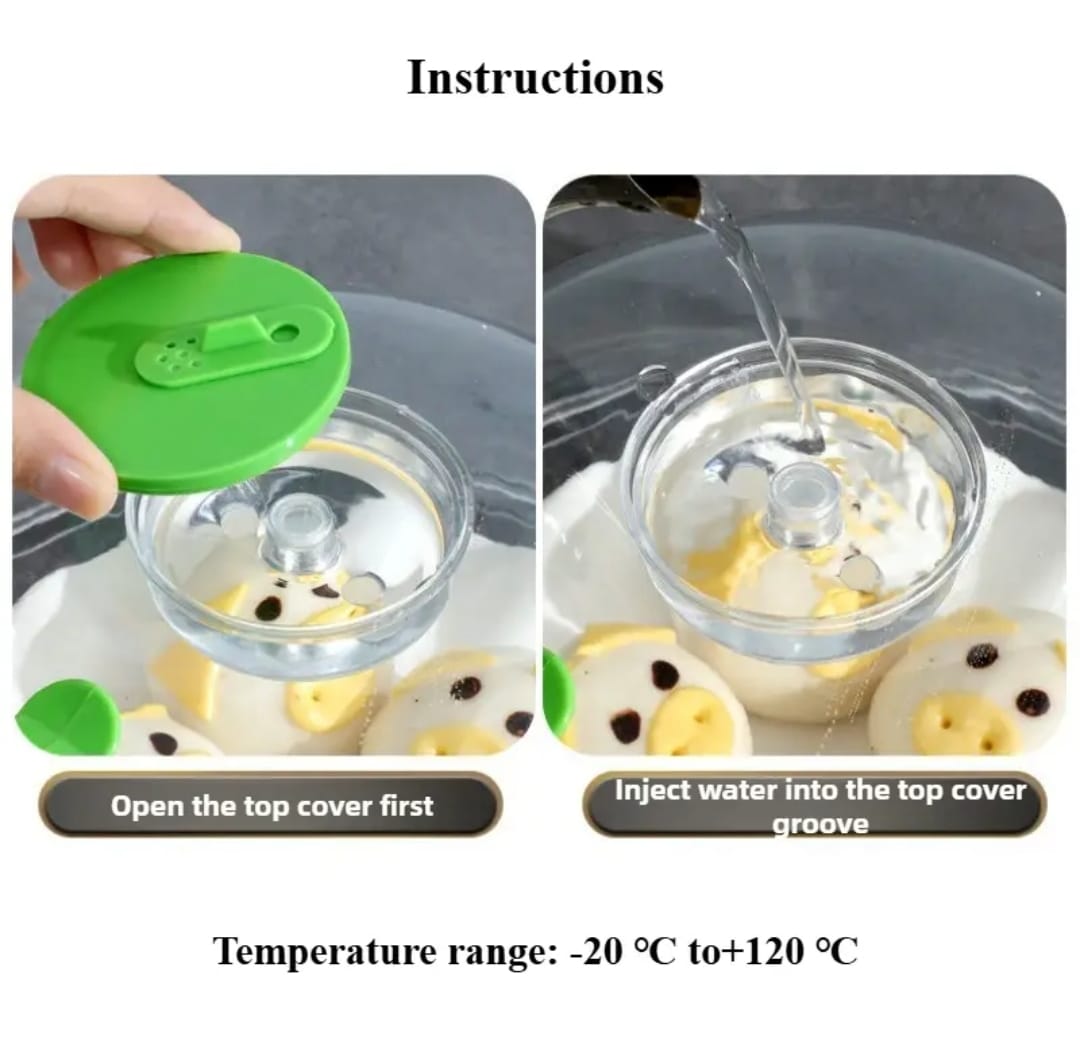 New design big size acrylic microwave food cover