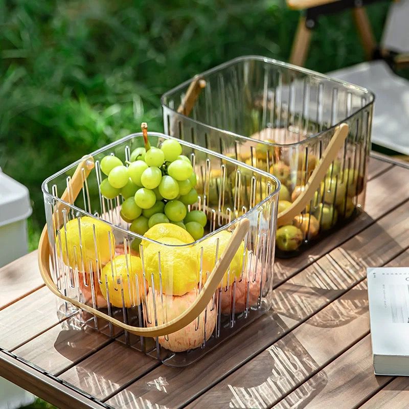 Basket storage organizer with handle/ Multipurpose holder