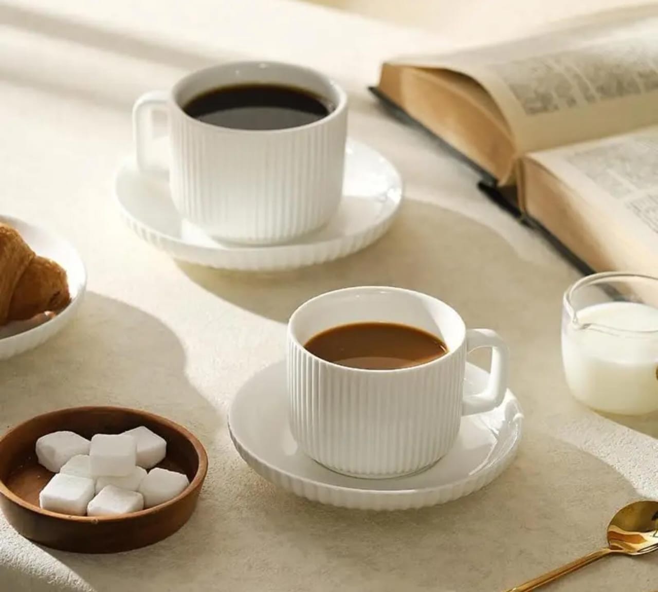 European Style 12pcs Ceramic Coffee/Tea Cups