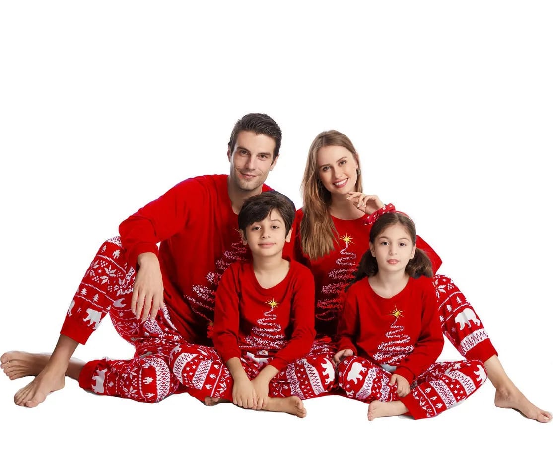 Christmas pajamas outfit for both Adults &kids