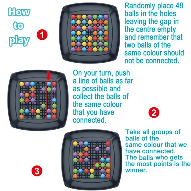 48 ball beads game, Puzzle Magic, Chess Board Games