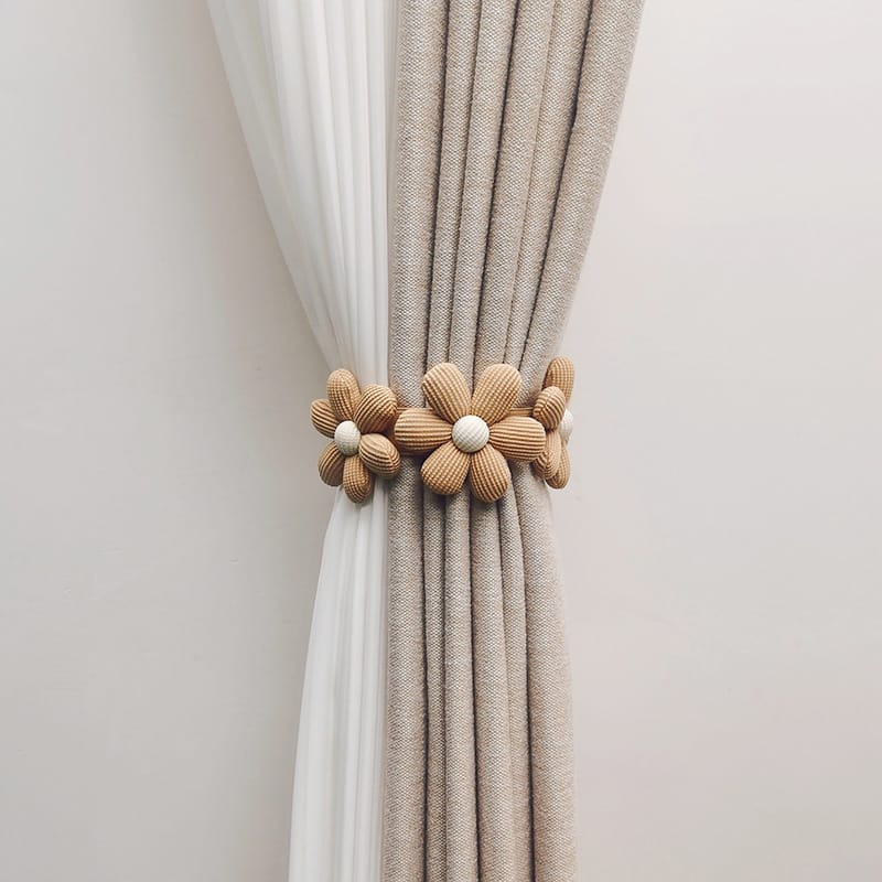 Flower Drapes Tiebacks
