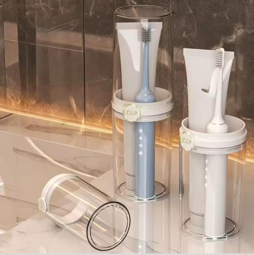 Acrylic big size toothbrush holder