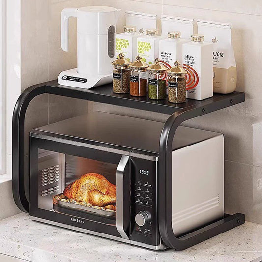 *1 Tier Metallic Microwave organizer shelf / Stand