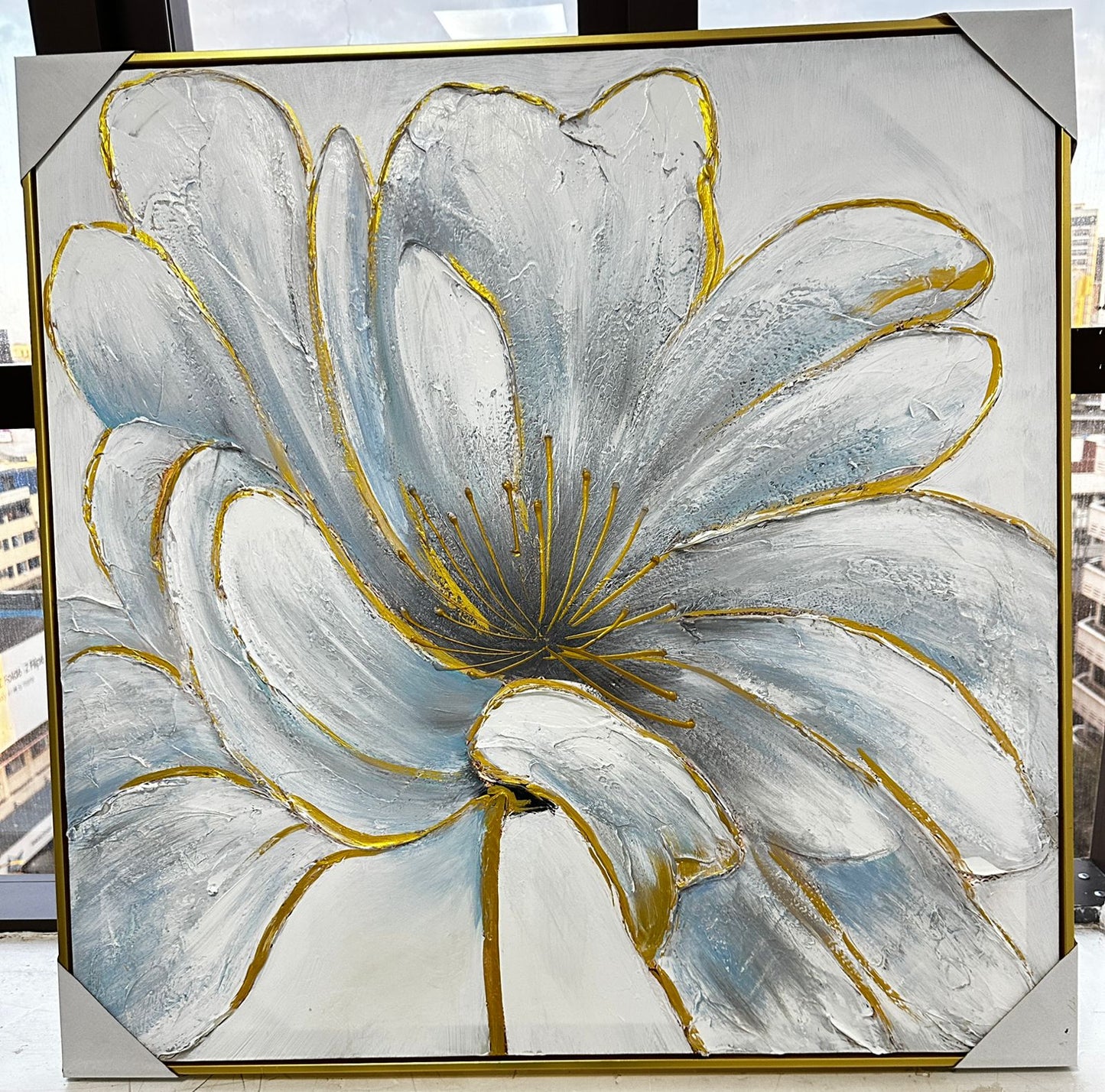 CANVAS TEXTURED OIL PAINTING