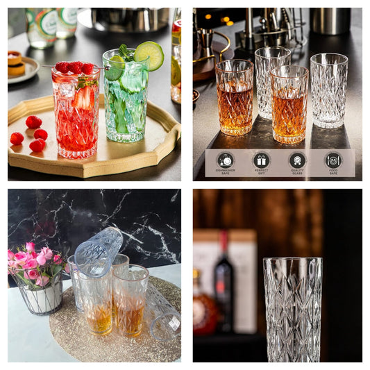 6PC 330ml long highball Glasses