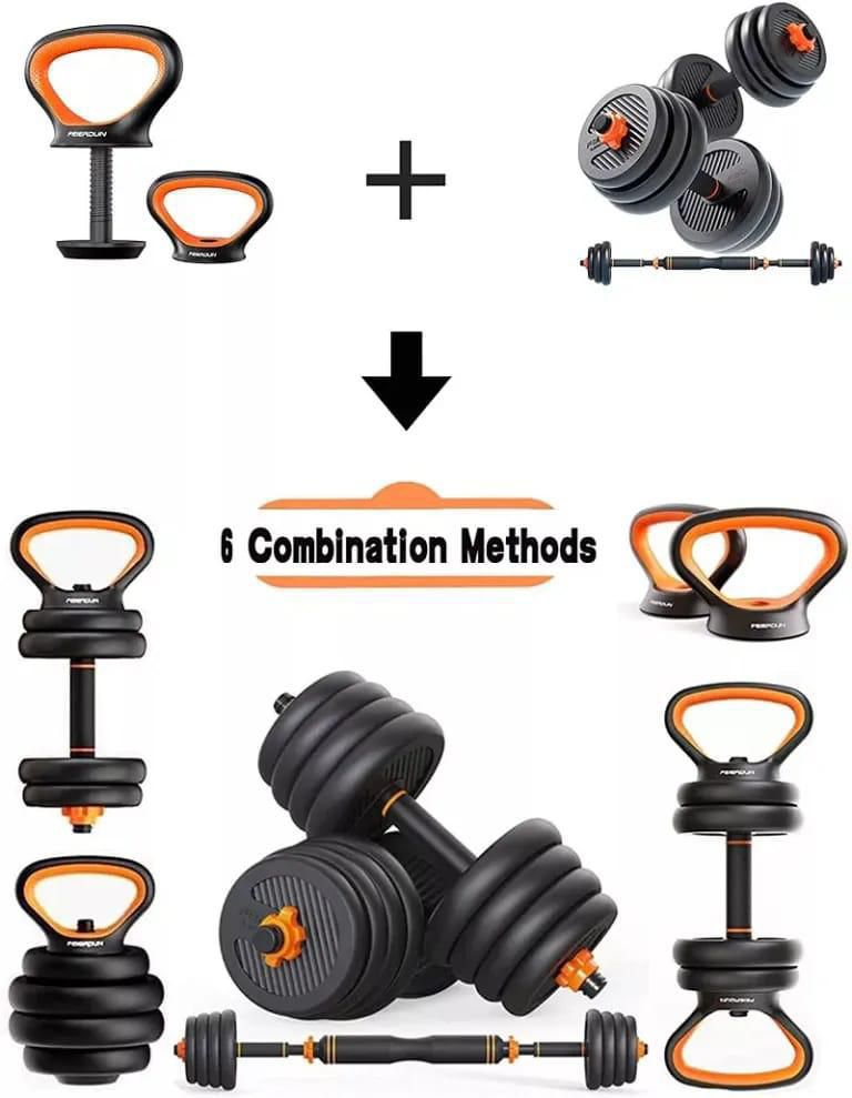 6in1 Adjustable Kettle Bell Weights